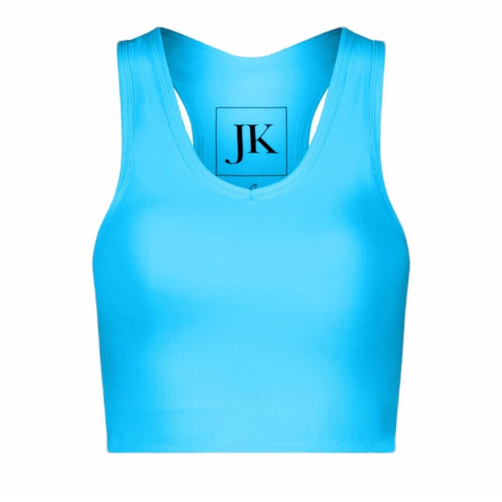 JadyK. Lyra All Purpose Pocket Brami Tank Top. Blue Blossom.